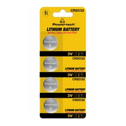 Μπαταρίες Λιθίου Powertech PT-1210 Cr2032 3V 4τμχ