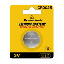 Μπαταρία Λιθίου Ρολογιών Powertech PT-1211 Cr2025 3V 1τμχ