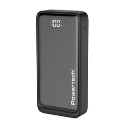 Power Bank Powertech Pt-1327 Με Οθόνη, 20000Mah, 22.5W, Μαύρο