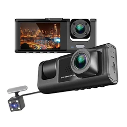 Κάμερα Αυτοκινήτου Powertech PT-1331, μπροστινή/καμπίνας/οπισθοπορείας, 2" Οθόνη, 1080p/480p