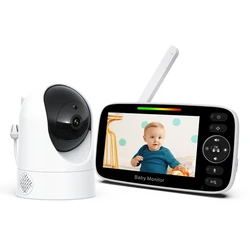 Ενδοεπικοινωνία Μωρού Powertech PT-1344 με Κάμερα & Οθόνη 4.3", 480p, PTZ