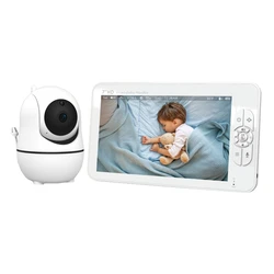 Ενδοεπικοινωνία Μωρού Powertech PT-1345 με Κάμερα & Οθόνη 7", 1080p, PTZ