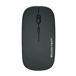 Ποντίκι Ασύρματο Powertech Pt-1381, 2.4Ghz & Bluetooth, 1600Dpi, 500mAh, Μαύρο