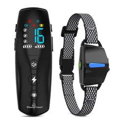 Ηλεκτρικό Κολάρο Powertech Εκπαίδευσης Σκύλου Pt-1398 με Ασύρματο Εμβέλεια 800M