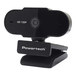 Webcam Powertech Pt-1426, 0.9Mp, 720P Hd, Fixed Εστίαση, 1.5M, Μαύρη