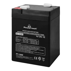 Μπαταρία Μολύβδου Powertech Pt-1440 για Ups, 6V 4.5Ah, F2