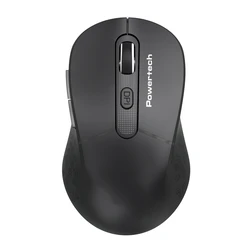 Ποντίκι Ασύρματο Powertech Pt-1466, USB, Έως 1600Dpi, Μαύρο