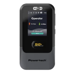 Router Powertech 5G Mobile Pt-1512, Wifi 6, Ax900 Dual Band, 4000mAh