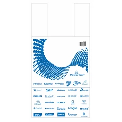 UNBRANDED Merchandise T-Shirt Bag PT-1524 30x60cm Nylon 20pcs