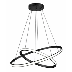 POWERTECH LED φωτιστικό οροφής PT-1527 40W 4000K Φ60x120cm μαύρο