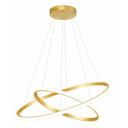 POWERTECH LED φωτιστικό οροφής PT-1528 40W 4000K Φ60x120cm χρυσό