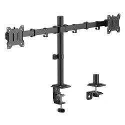POWERTECH βάση γραφείου για 2x οθόνες PT-1552 17-32 ίντσες έως 10kg