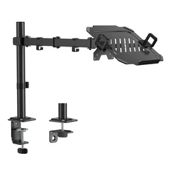 Powertech Βάση Γραφείου Οθόνης έως 32" με Βραχίονα (PT-1570)