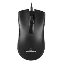 Ποντίκι Ενσύρματο Powertech PT-808, 1000DPI, USB, μαύρο