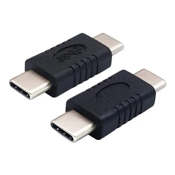 Αντάπτορας USB Powertech USB-C αρσενικό σε USB-C αρσενικό PTH-061, μαύρο