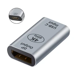 Αντάπτορας USB Powertech Type-C σε DisplayPort PTH-097, 4K/60Hz, γκρι