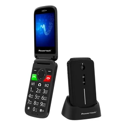 POWERTECH Mobile Phone Sentry 2.8 Black Dual SIM SOS Button