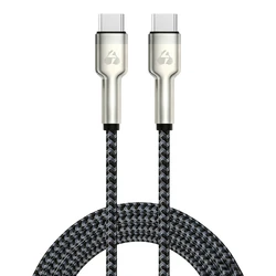 Powertech καλώδιο USB-C PTR-0198, PD 60W, 480Mbps, 1m, μαύρο