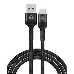 Powertech καλώδιο USB-C σε USB PTR-0202, PD 60W, 480Mbps, 1m, μαύρο