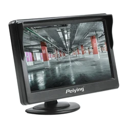 Οθόνη Αυτοκινήτου Peiying PY0109 για κάμερες, 5" TFT έγχρωμη, μαύρη
