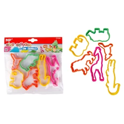 MP Σετ Καλούπια Πλαστελίνης Zoo Animals 3+ Ετών 6τμχ