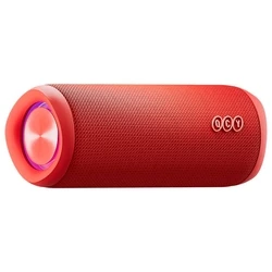 Φορητό Ηχείο Bluetooth QCY SP7 Red - Stereo 40W, Mic for Calls, RGB Light Show