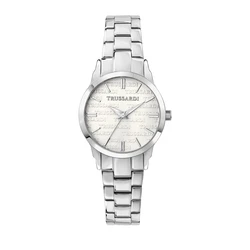 Γυναικείο Ρολόι Trussardi R2453141509 (32mm) Μεταλλικό Μπρασελέ Ασημί
