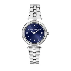 Γυναικείο Ρολόι Trussardi R2453145514 (34mm) Μεταλλικό Μπρασελέ Ασημί
