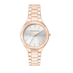 Γυναικείο Ρολόι Trussardi R2453157503 (32mm) Μεταλλικό Μπρασελέ Ροζ