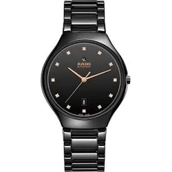 Ρολόι Unisex Rado R27113722 (40mm) Μεταλλικό Μπρασελέ Μαύρο