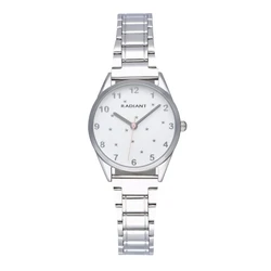 Γυναικείο Ρολόι Radiant Ra557201 (28mm) Μεταλλικό Μπρασελέ Ασημί