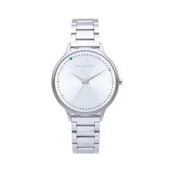 Ανδρικό Ρολόι Radiant Ra595201 (38mm) Μεταλλικό Μπρασελέ Ασημί