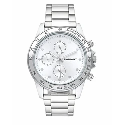 Radiant Ανδρικό Ρολόι 44mm RA617705 - Quartz, Ανοξείδωτο Ατσάλι, Γκρι