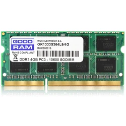 Μνήμη RAM Φορητού DDR3 4GB Goodram PC1600 CL11 SR
