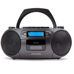 Aiwa Φορητό Ραδιο-CD/MP3/USB/Κασσετόφωνο με Bluetooth RC-250/BK