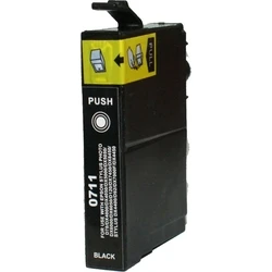 Μελάνι Συμβατό Premium Inkjet για Epson No 711, 13ml, μαύρο
