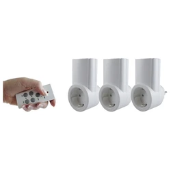 Smart Socket Rev Telecontrol 3+1: 3x Socket + 1x Remote control