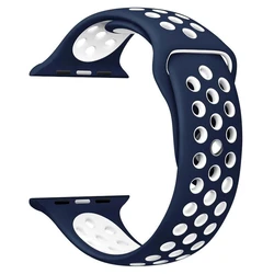 Λουράκι Wearable Rockrose Σιλικόνης Starry Night για Apple Watch 42/44mm, μπλε