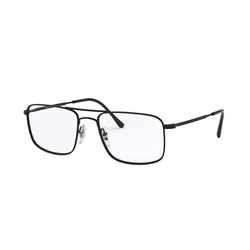 RAY-BAN Men's Eyeglasses RX6434 (55/17/145) — Black Metal