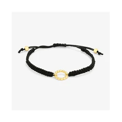 Γυναικείο Βραχιόλι Radiant Ry000021 (19cm) Rope Black