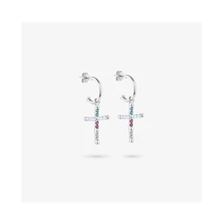 Γυναικεία Σκουλαρίκια Radiant Ry000123 (2,5cm) από Ατσάλι Grey