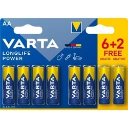 Varta High Energy Αλκαλικές Μπαταρίες AA 1.5V 8τμχ 961207