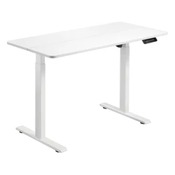 Ηλεκτρικό Γραφείο Brateck S08-22D-B, ρυθμιζόμενο ύψος, 120x60cm, λευκό