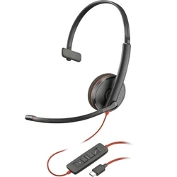 Multimedia Headsets Poly 8X214A6 Μαύρο