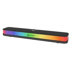 Sades Posevolt Ασύρματα Ηχεία Υπολογιστή 2.0 με RGB Φωτισμό και Bluetooth Ισχύος 10W Μαύρα