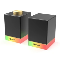 Sades Dionsyn Ασύρματα Ηχεία Υπολογιστή 2.0 με RGB Φωτισμό και Bluetooth Ισχύος 5W Μαύρα