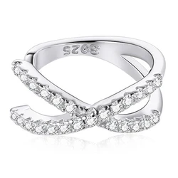 Σκουλαρίκι Bamoer Cuff Sce997-A με Κυβική Ζιρκόνια, Ασήμι 925, Ασημί