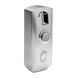 Μπουτόν Secukey SCK-Cbutton5, 3Α, Ασημί