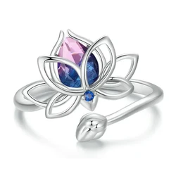 Δαχτυλίδι Bamoer SCR984-E με Συνθετική Τουρμαλίνη, Ασήμι 925, Ασημί