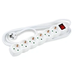 Technik Πολύπριζο 6 Θέσεων 3x1,5mm 3m με Διακόπτη